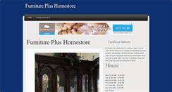 Desktop Screenshot of furnitureplushomestore.com